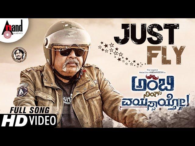 Ambi Ning Vayassaytho | Just Fly | Ambarish | Kichcha Sudeepa | Suhasini | Arjun Janya