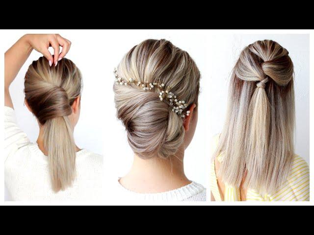  7 Easy DIY Hairstyles  for short to medium hair by Another Braid GREAT CREATIVITY