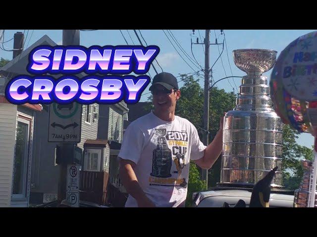 Sidney Crosby and the Stanley Cup in Halifax