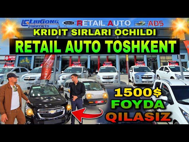 RETAIL AUTO KIRIDIT VA NAXTGA 12.VILOYATGA TOSHKENT NARXLARI KESKIN TUSHMOQDA