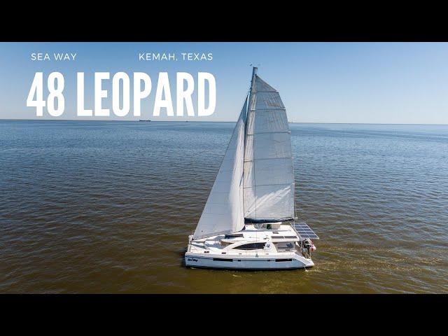 2017 Leopard 48 Sea Way Walkthrough w/ Commentary