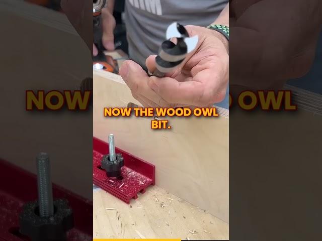 Mind-Blowing Drill Bit   #woodworkingtools