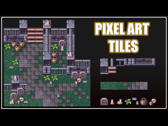 PIXEL ART TIMELAPSE -  16x16 Tiles for Videogames