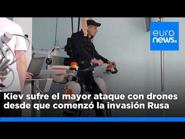 Rusia lanza el mayor ataque con drones sobre Kiev desde el comienzo de la invasión