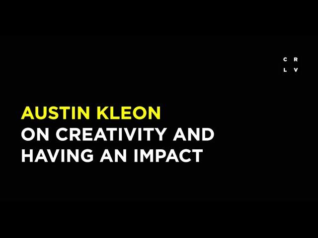 Austin Kleon on Creativity and Having an Impact