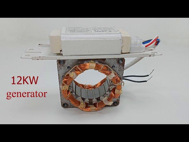 Self Running Free Energy 240V 12KW Motor Device 100% from magnet coil How to make at home