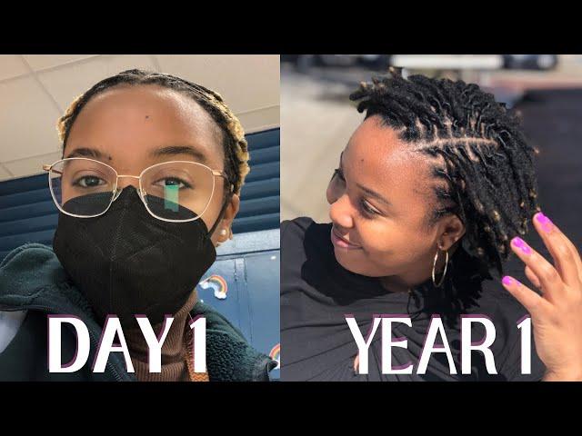 1 Year Visual Locs Journey | 0- 15 Months TWA Starter Loc Journey (Coil Method Journey)