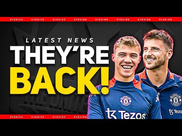 Rasmus RETURNS! Ten Hag DEFENDS Antony! Man Utd News