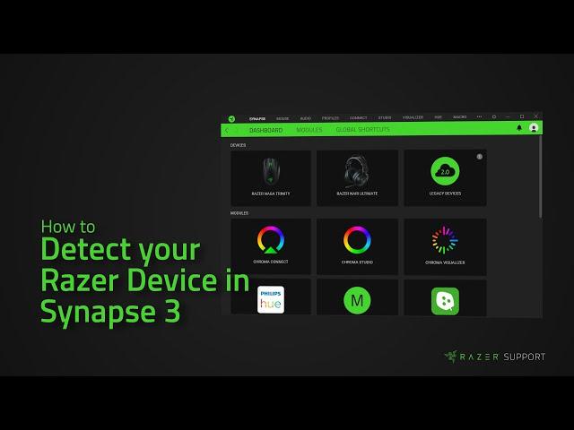 How to detect your Razer Device in Synapse 3