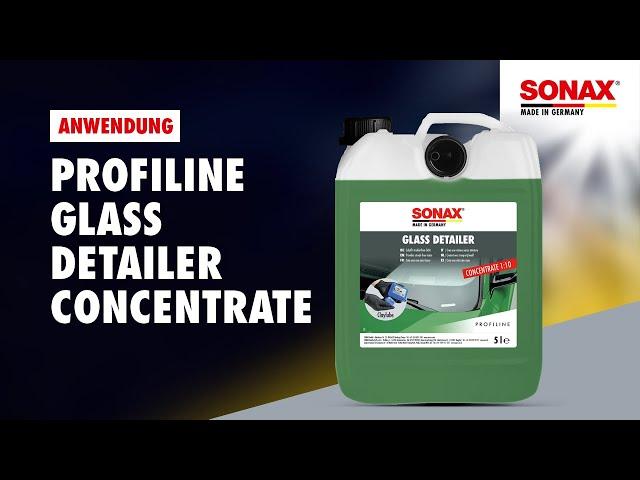 Anwendung SONAX PROFILINE Glass Detailer Concentrate