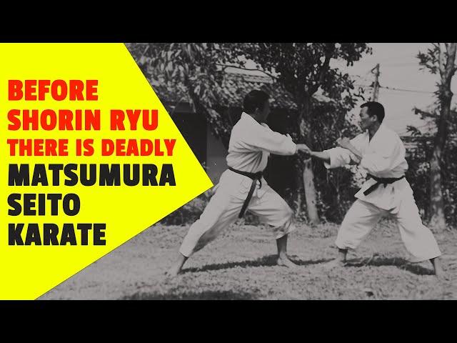 Matsumura Seito Shorin Ryu Ancient Karate Okinawa