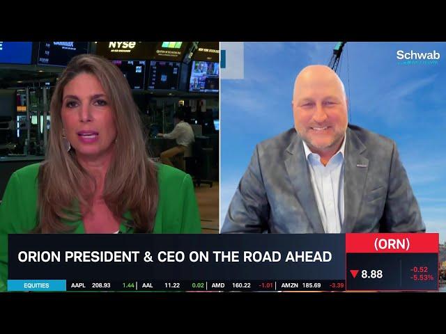 Orion (ORN) CEO on Specialty Construction