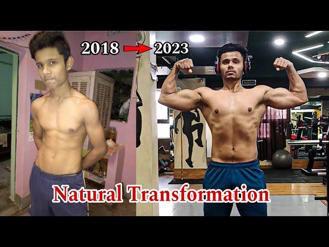 5 Years Natural Body Transformation (2018-2023) | Jatin Kushwah