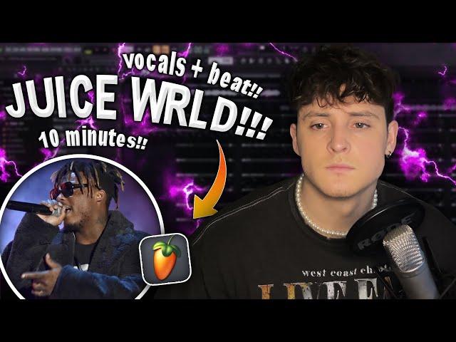 MAKING A SONG FROM START TO FINISH like JUICE WRLD (FL Studio)