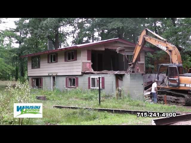 House Demolition - Don't see this everyday!!!!