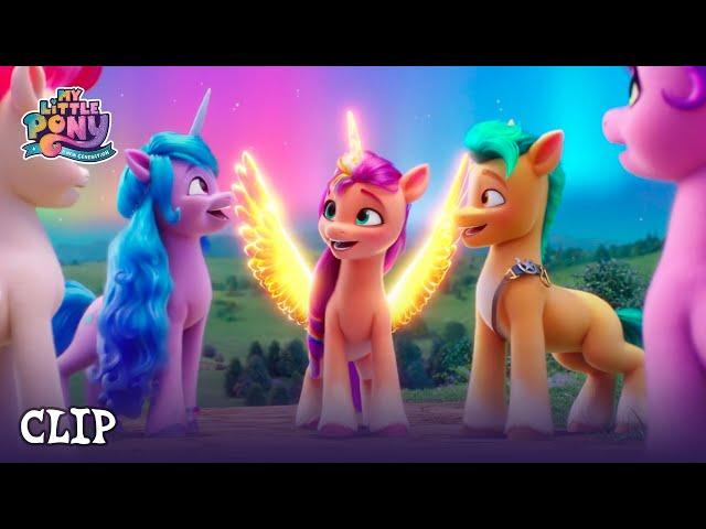 Sunny becomes an Alicorn | My Little Pony: A New Generation [HD]