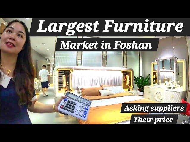 Lecong International Furniture Market in Foshan Guangzhou China