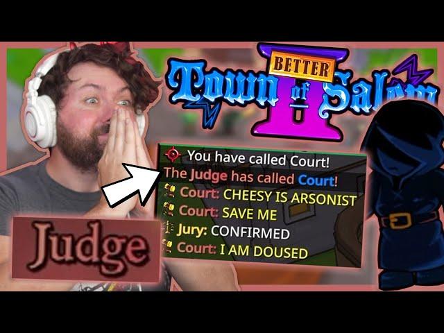 A very funny game as the NEW Judge role! | Town of Salem 2 BetterTOS2 Mod w/ Friends