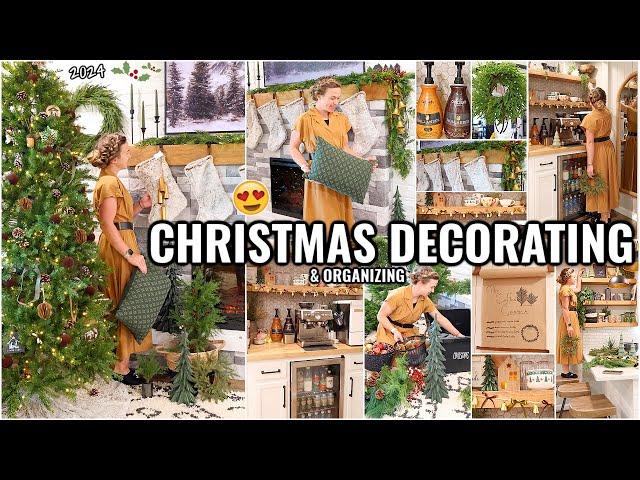 *CHRISTMAS* HOME DECORATING & ORGANIZATION IDEAS!! 2024 CHRISTMAS DECORATE | ORGANIZING & CLEANING