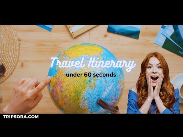 Create your FREE AI travel itinerary guide under 60 seconds