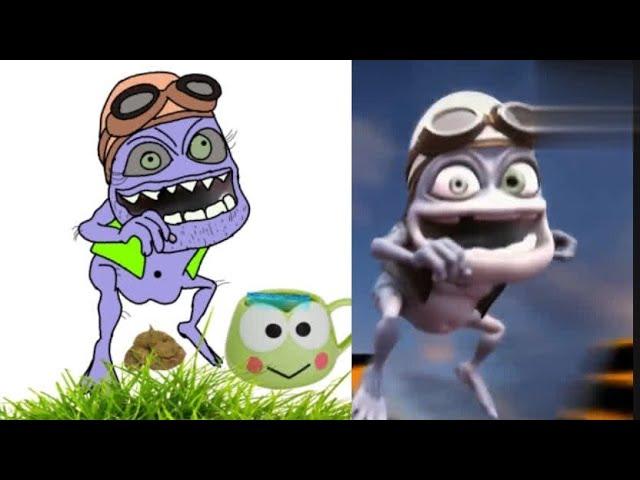 Funny crazy frog —Axel F funny drawing meme video |funny song | Axel F |Part 1 |