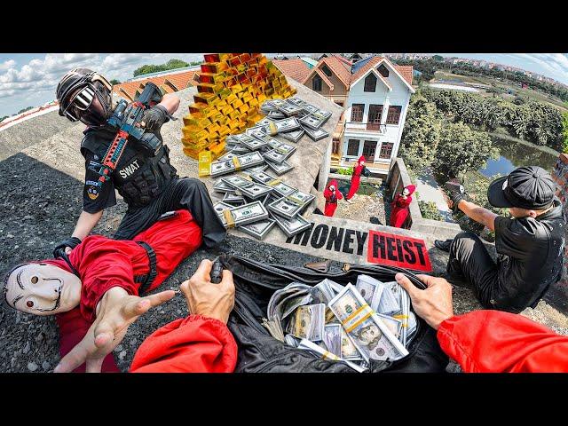 PARKOUR VS MONEY HEIST! 6 | POLICE chase BAD GUYS TEAM, No ESCAPE (BELLA CIAO REMIX) | Epic POV