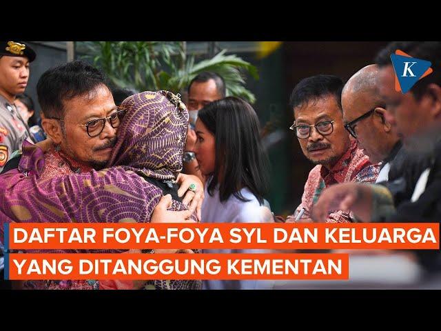 Deretan Foya-foya SYL dan Keluarga Pakai Duit Kementan, dari Biaya Makan sampai Perawatan Kecantikan