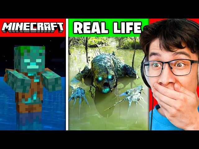 Minecraft Items in REAL LIFE! (Animals, Items, Blocks)