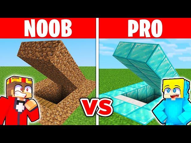 Minecraft NOOB vs PRO: GEHEIME BASIS BAU CHALLENGE in Minecraft! 