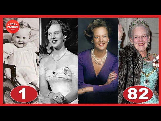 Queen Margrethe Transformation ⭐ Denmark's monarch for over 50 years