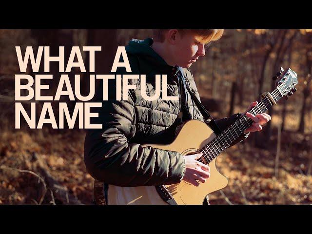 What A Beautiful Name - Hillsong Worship - Fingerstyle Guitar Cover (With Tabs)