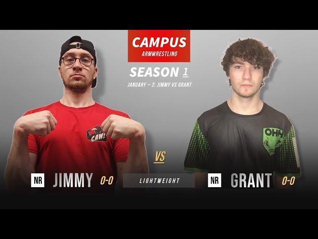 CAMPUS ARMWRESTLING – Jimmy vs Grant (Season 1 Episode 2)