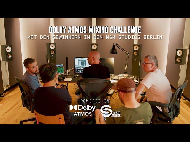 Ein Tag in den msm Studios Berlin I Dolby Atmos Mixing Challenge