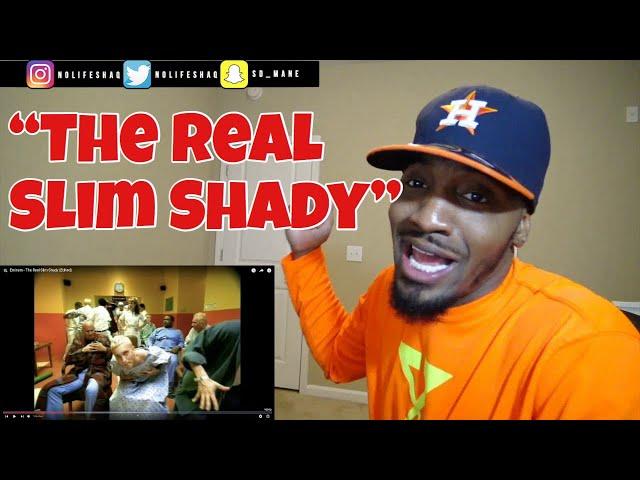 I swear MGK stood up lol! | Eminem - The Real Slim Shady | REACTION