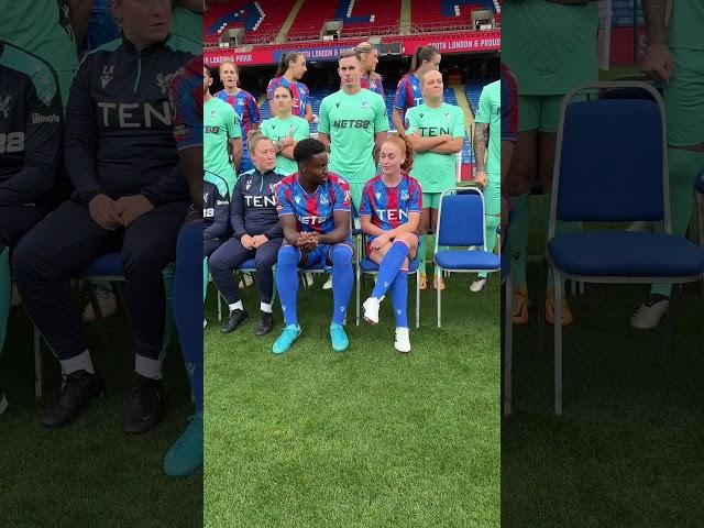 Two teams united  CPFC Team Photo Day | #crystalpalace #premierlegaue #cpfc