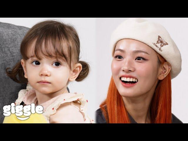 Korean Girls Meet American Baby For The First Time (Ft. LIGHTSUM)