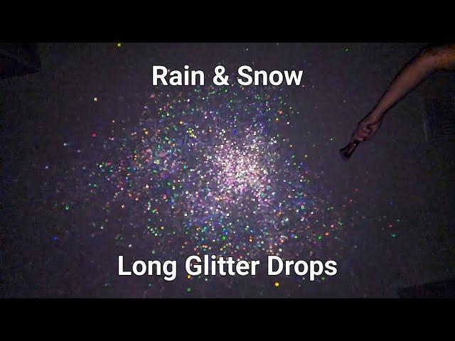 Rain & Snow (Glitter Drop ASMR)