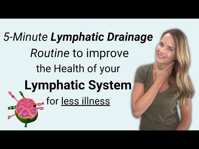 5 Minute Lymphatic Drainage Routine for your Immune System Health