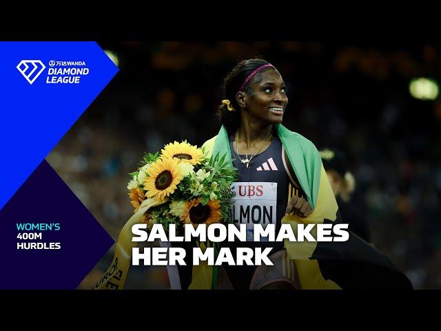 Salmon powers down home straight for 400mH win in Zurich - Wanda Diamond League