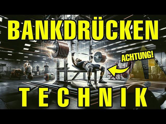 MIT DIESER TECHNIK werde ich dieses Jahr 150kg BANKDRÜCKEN | Leg Drive Tutorial