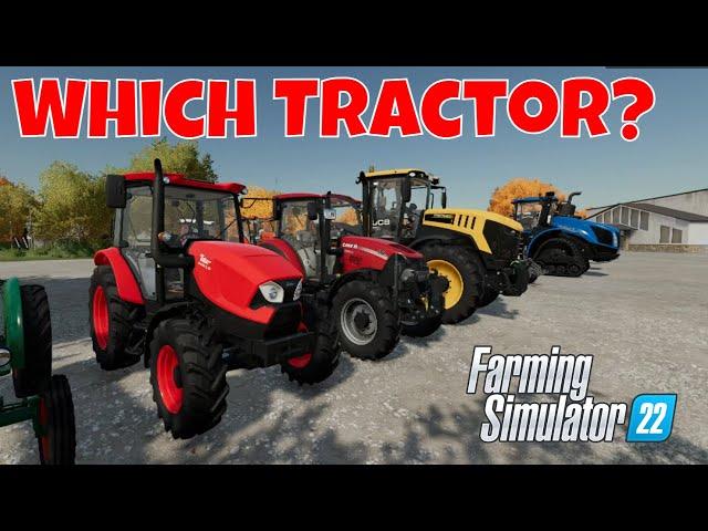 SO MANY TRACTORS!  How do you pick a good tractor? | A Farming Simulator 22 Noob Guide