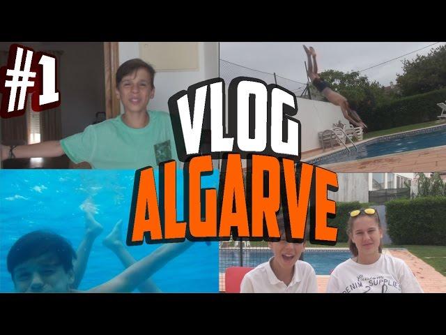 Vlog Algarve #1 - 1º Dia, House Tour e Saltos na Piscina