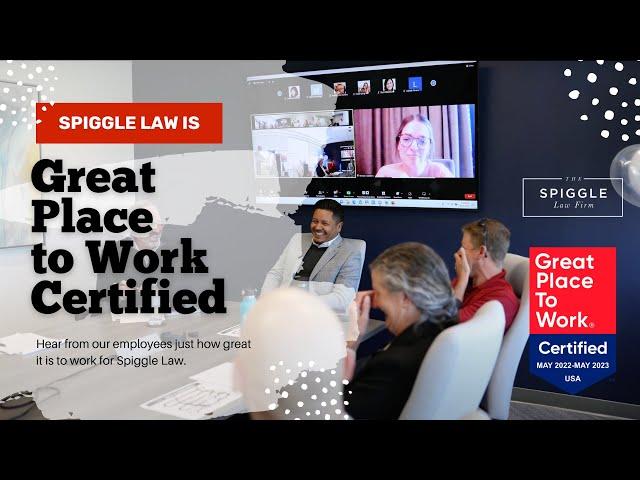 Why The Spiggle Law Firm is a Great Place To Work