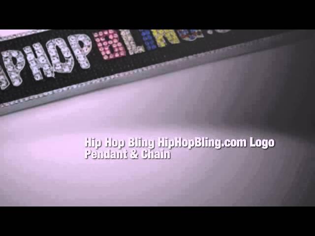 Hip Hop Bling HipHopBling.com Logo Pendant & Chain