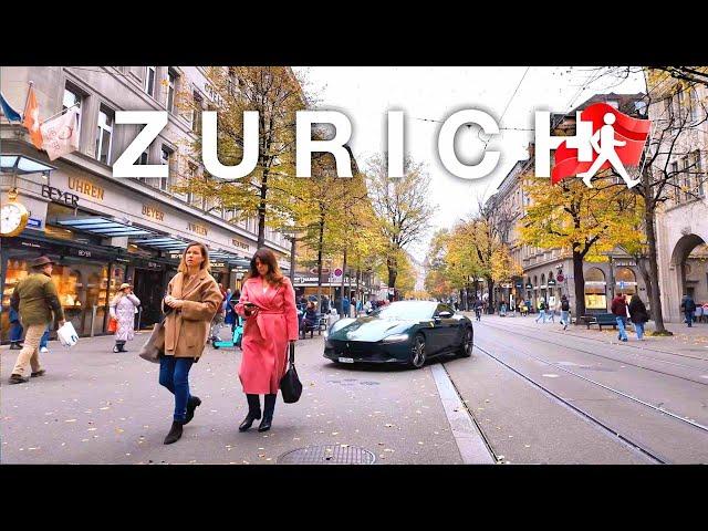 A November Day in Zurich | Relaxing Walking Tour Through Switzerland’s Beauty 