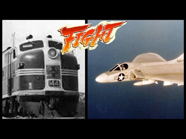 That time a Santa Fe passenger train hit a Marine Corps Jet Fighter | History in the Dark