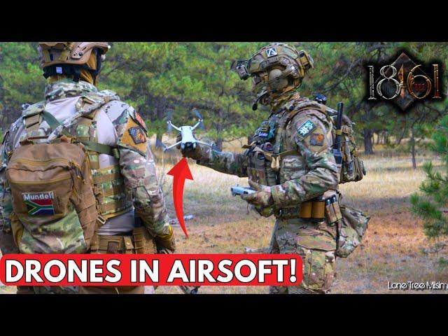 We Used DRONES Against the ENEMY!! | American Milsim 1863 Part 2 | Short Film | Airsoft Gameplay