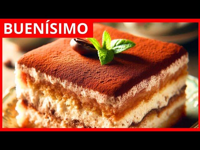  TIRAMISÚ CASERO (GOOD)  how to do? easy recipes 