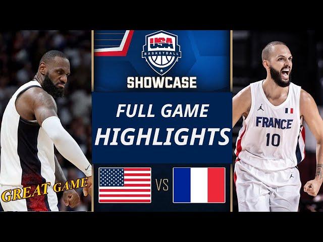 USA vs France [ Full Game ] Today Olympic Basketball |USAB SHOWCASE