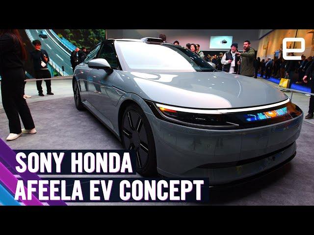 I played PS5 inside Sony and Honda's Afeela EV concept at CES 2024